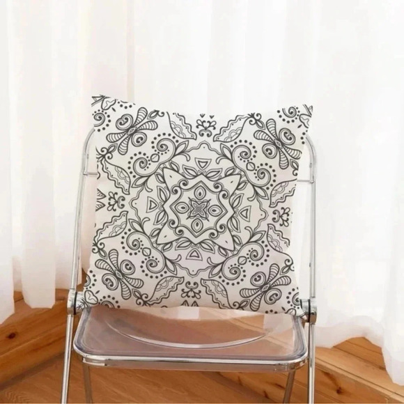 Modern Chabby Chic Accent Pillow Cover - Picture 5 of 5